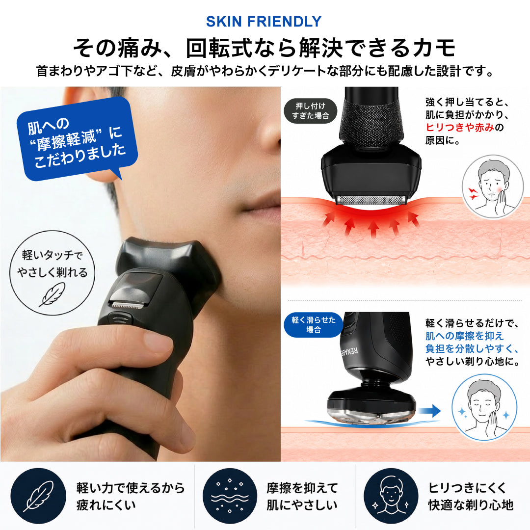 回転式電動シェーバー