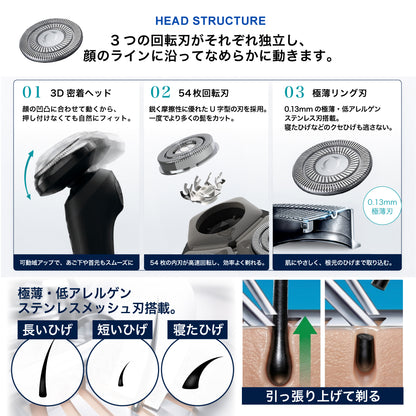 回転式電動シェーバー