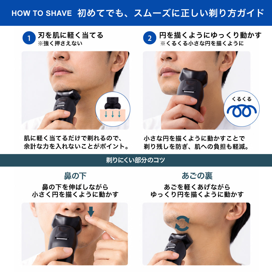 回転式電動シェーバー